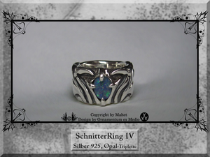 SchnitterRing IV - Schnitterstein Opal